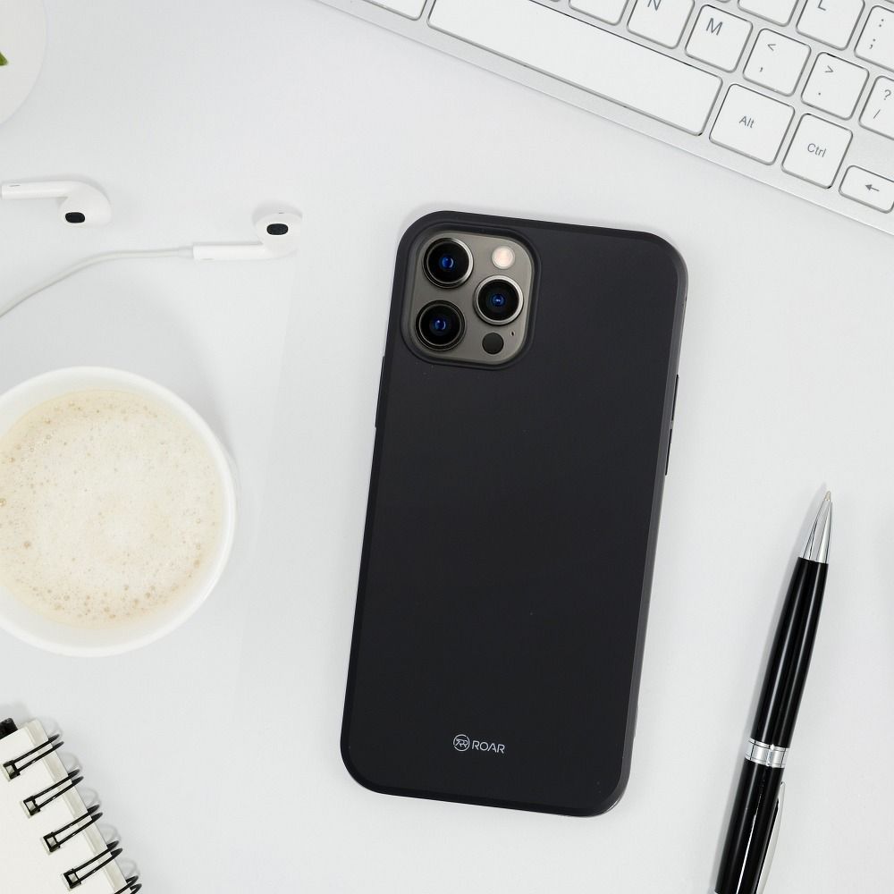 Aizsargvāciņš iPhone 11 – Roar Colorful Jelly, melns — attēls 4
