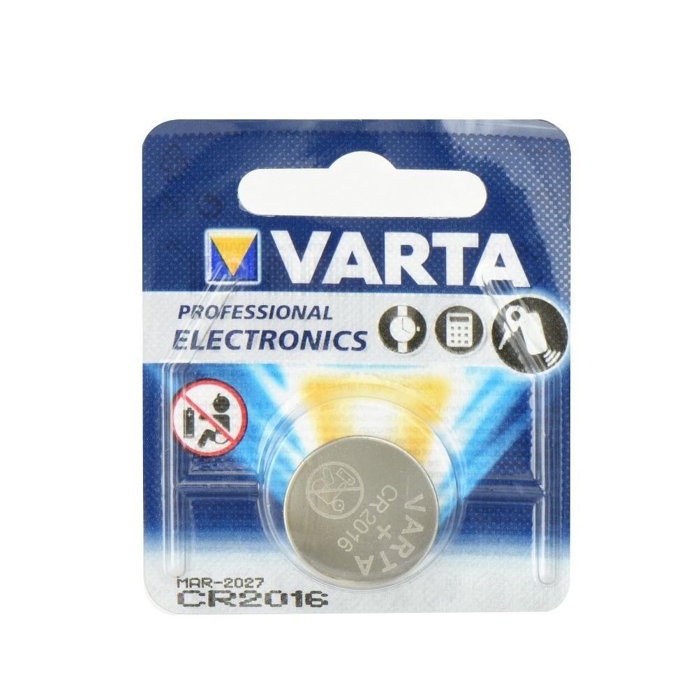 VARTA CR2016 litija pogu baterija, 3 V