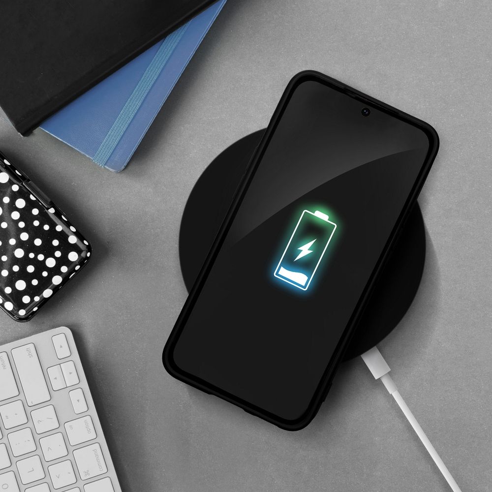 Silicone aizsargvāciņš Samsung S25 FE, melns