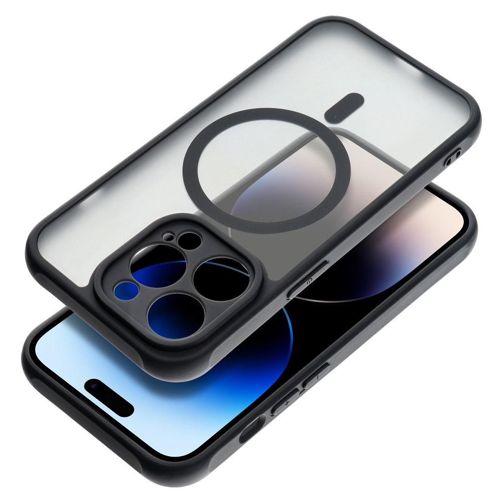 Full Matte Mag Cover aizsargvāciņš Xiaomi Redmi Note 17 4G / 5G, melns