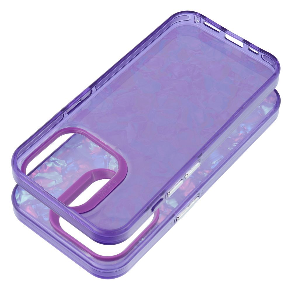 Aizsargvāciņš iPhone 16 PRO MAX – TUTTI FRUTTI, violets — attēls 2