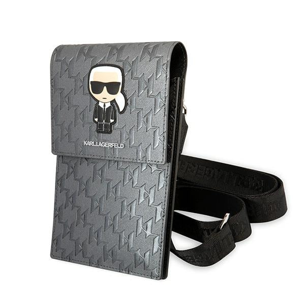 Karl Lagerfeld Ikonik Karl Monogram Patch soma, sudraba