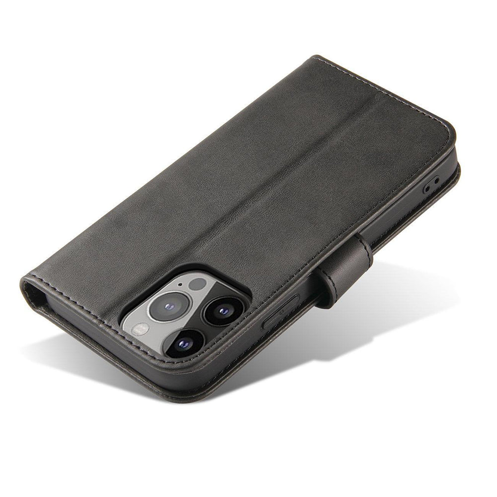 Aizsargvāciņš Samsung M14 – Magnet with flap and wallet, melns — attēls 3