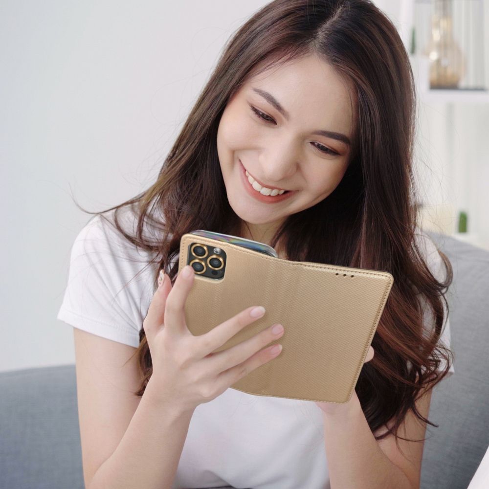 Aizsargvāciņš Xiaomi Redmi A3 – SMART, zelta — attēls 3