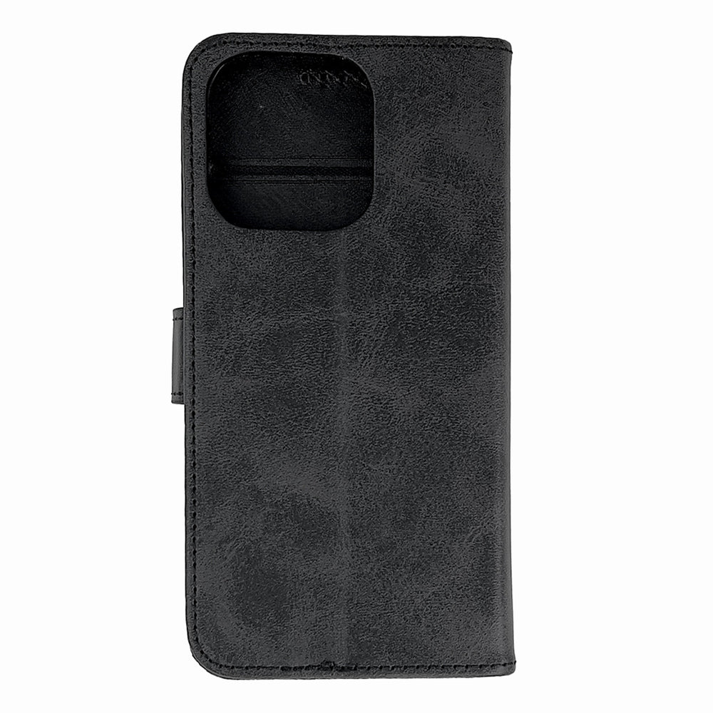 Aizsargvāciņš iPhone 16 Pro Max – Leather, melns