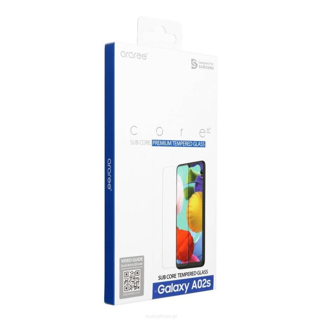 Araree Sub Core ekrāna aizsargstikls Samsung Galaxy A02s, caurspīdīgs — 1