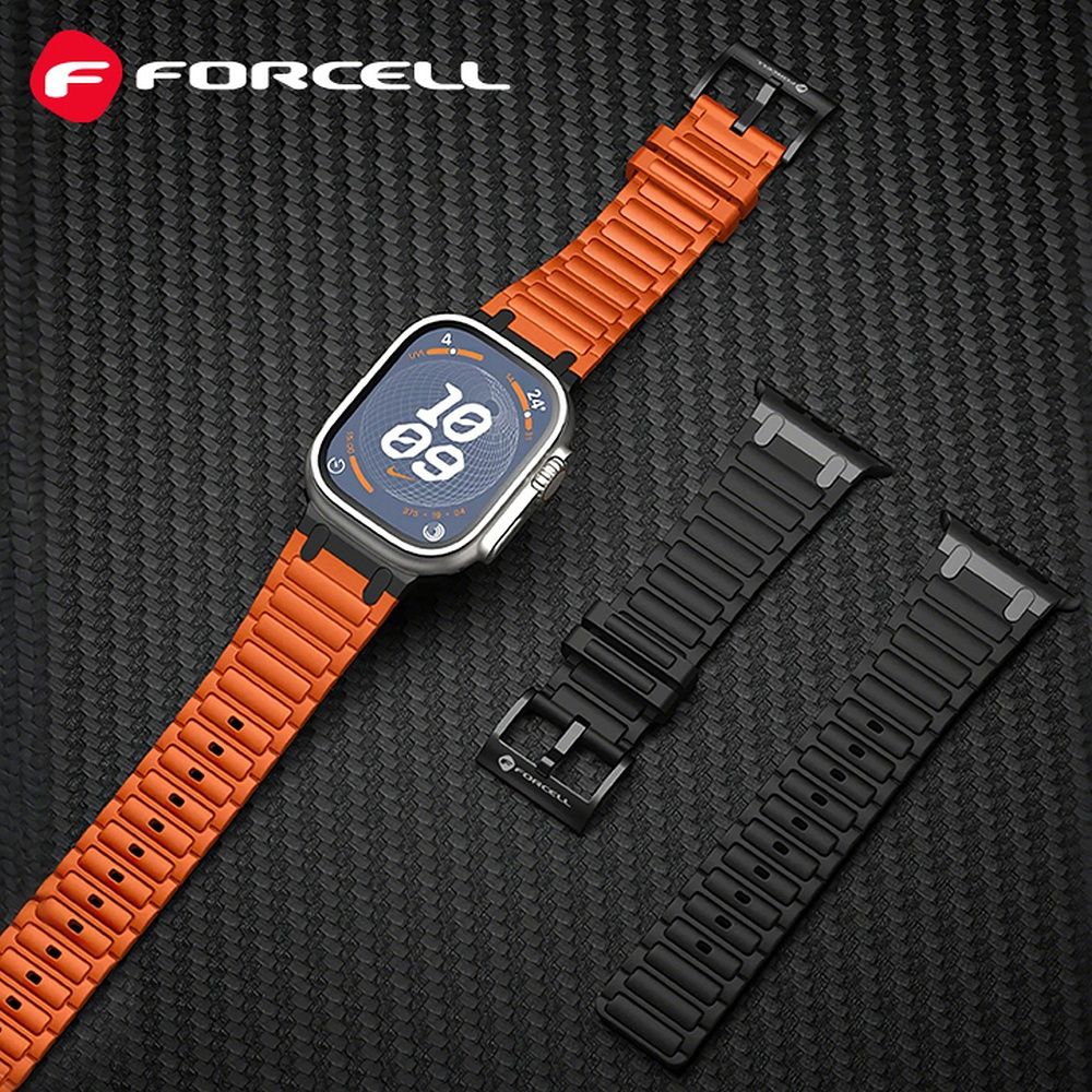 Forcell F-Design FA06 siksniņa Apple Watch 38 / 40 / 41 mm, melna