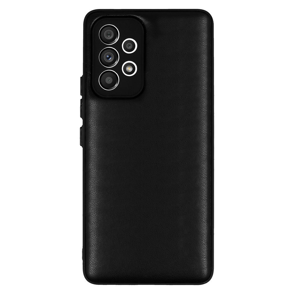 Leather 3D aizsargvāciņš Samsung Galaxy A53 5G, melns, dizains Nr. 1