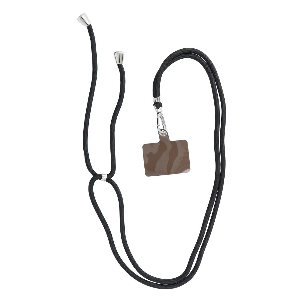 SWING telefona aukliņa, 6 mm, līdz 165 cm, melna