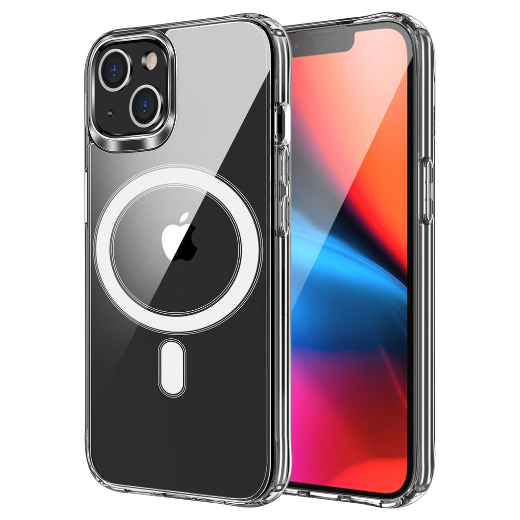 Aizsargvāciņš iPhone 16 – CLEAR MAG with camera protection compatible with MagSafe, caurspīdīgs