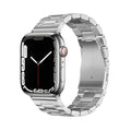 Forcell F-Design FA10 siksniņa Apple Watch 42/44/45/49 mm – sudraba