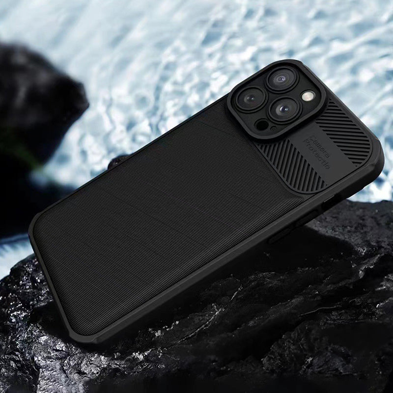 Camera Protected aizsargvāciņš Xiaomi Redmi Note 12 4G, melns
