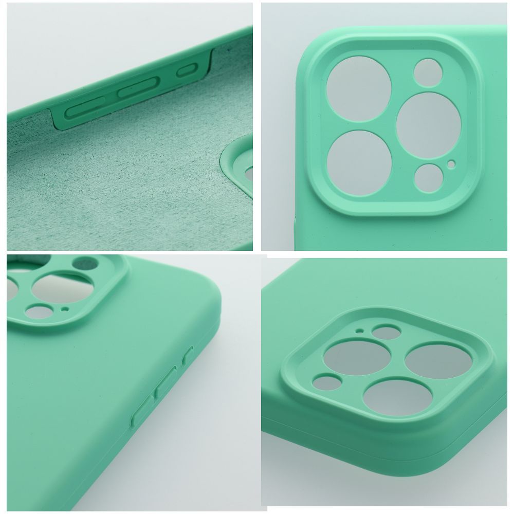 Aizsargvāciņš iPhone 16 Plus mint – SILICONE 2mm — attēls 3