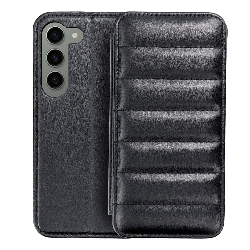 Aizsargvāciņš Samsung S23 Plus – PUFFER, melns