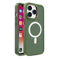 Color Matte MagSafe aizsargvāciņš iPhone 14 Pro, zaļš