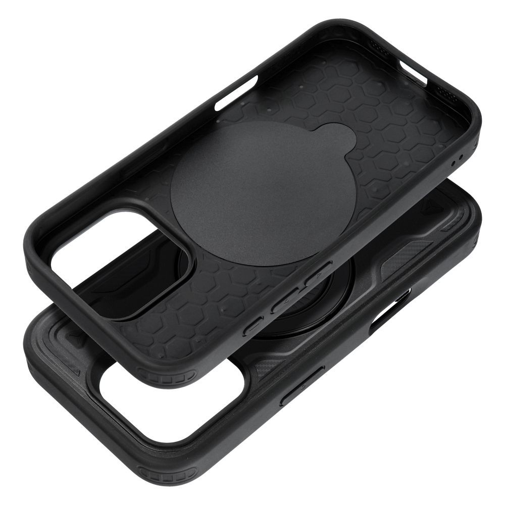 Frost Armor aizsargvāciņš iPhone 15, melns