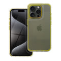 Aizsargvāciņš iPhone 16 – MATRIX CLEAR, dzeltens