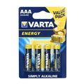 VARTA High Energy sārma baterijas AAA (LR03), 4 gab.