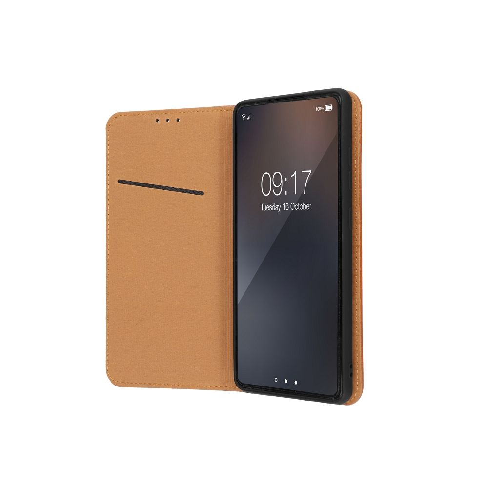 Aizsargvāciņš Samsung S24 Plus – SMART PRO leather, brūns — attēls 4