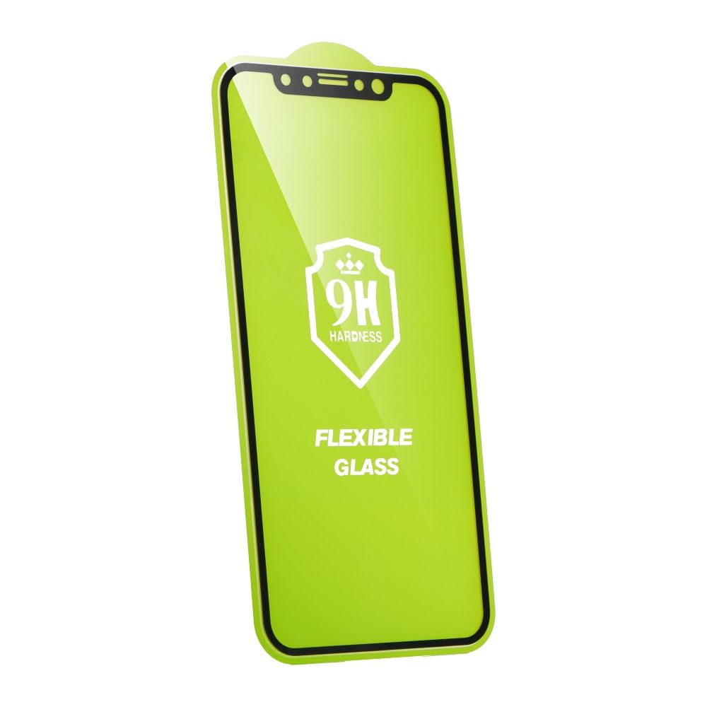 Aizsargstikls Apple iPhone 12 mini – Bestsuit Flexible 5D, melns — attēls 4