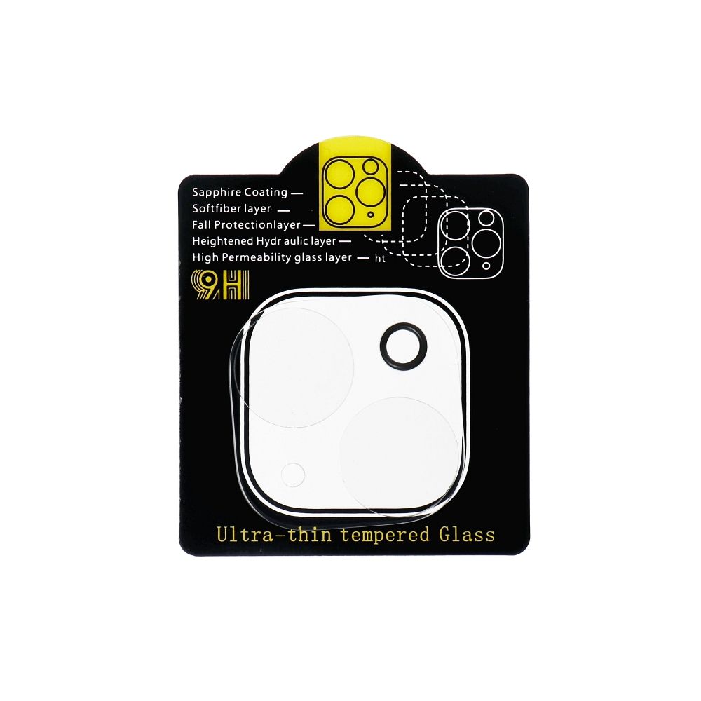 Kameras aizsargstikls Samsung Galaxy A14 4G / A14 5G – 5D Full Glue Camera, melns — attēls 3