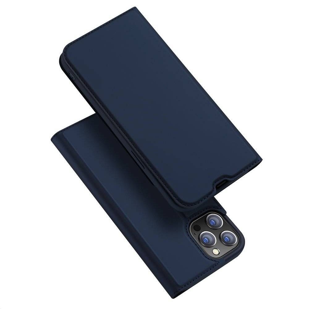 Aizsargvāciņš iPhone 13 Pro Max – DUX DUCIS wallet SKIN PRO, zils