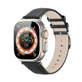 Dux Ducis YS dabīgās ādas siksniņa Apple Watch 38 / 40 / 41 mm, melna