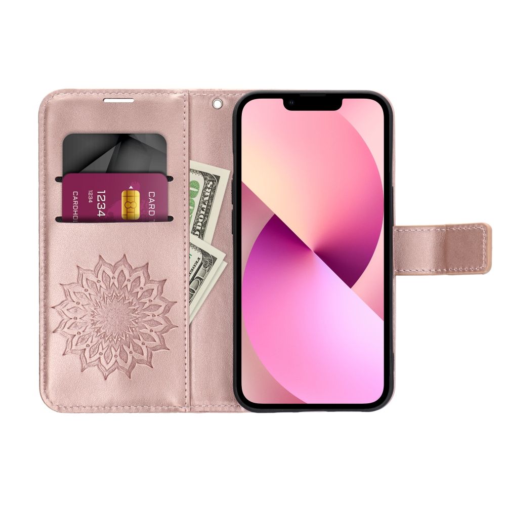 Aizsargvāciņš Xiaomi Redmi Note 11 Pro / 11 Pro 5G mandala – MEZZO, rozā zelta — attēls 4