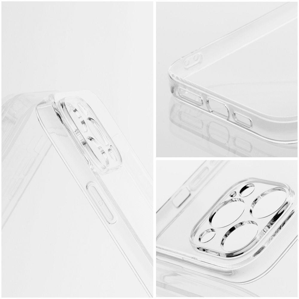 Aizsargvāciņš Samsung A15 5G / A15 4G (camera protection) – CLEAR 2 mm, caurspīdīgs — attēls 3