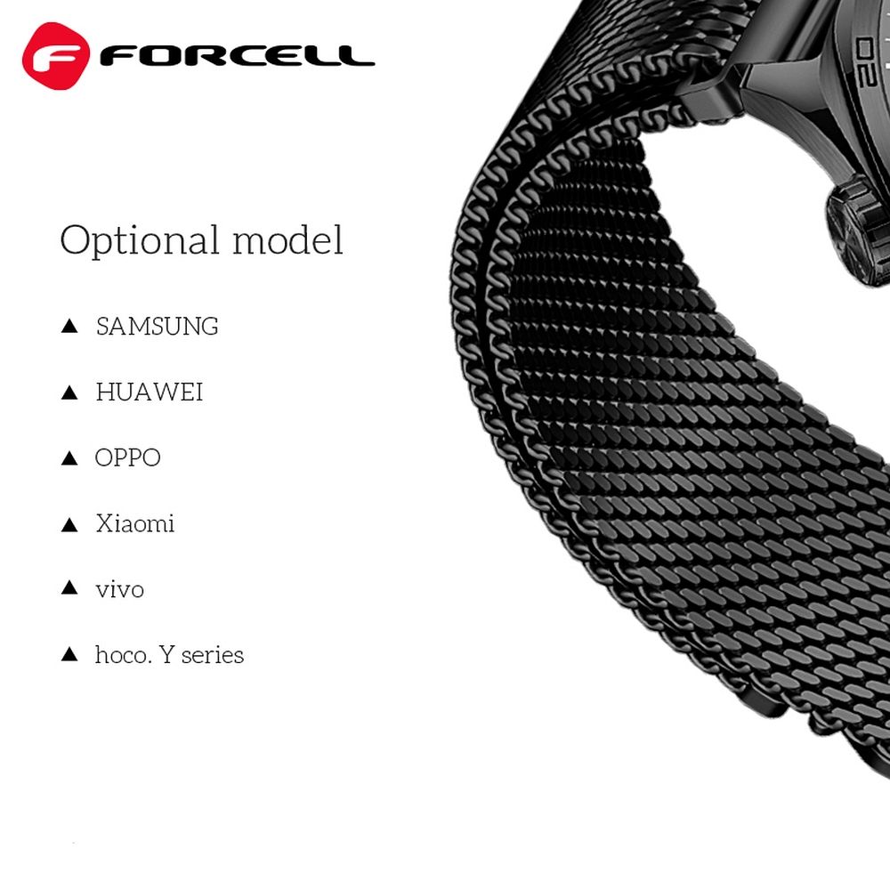 Forcell F-Design FS10 siksniņa Samsung Galaxy Watch 22 mm, zelta