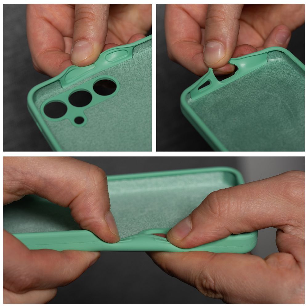 Aizsargvāciņš Xiaomi REDMI A3 4G mint – SILICONE 2mm — attēls 4