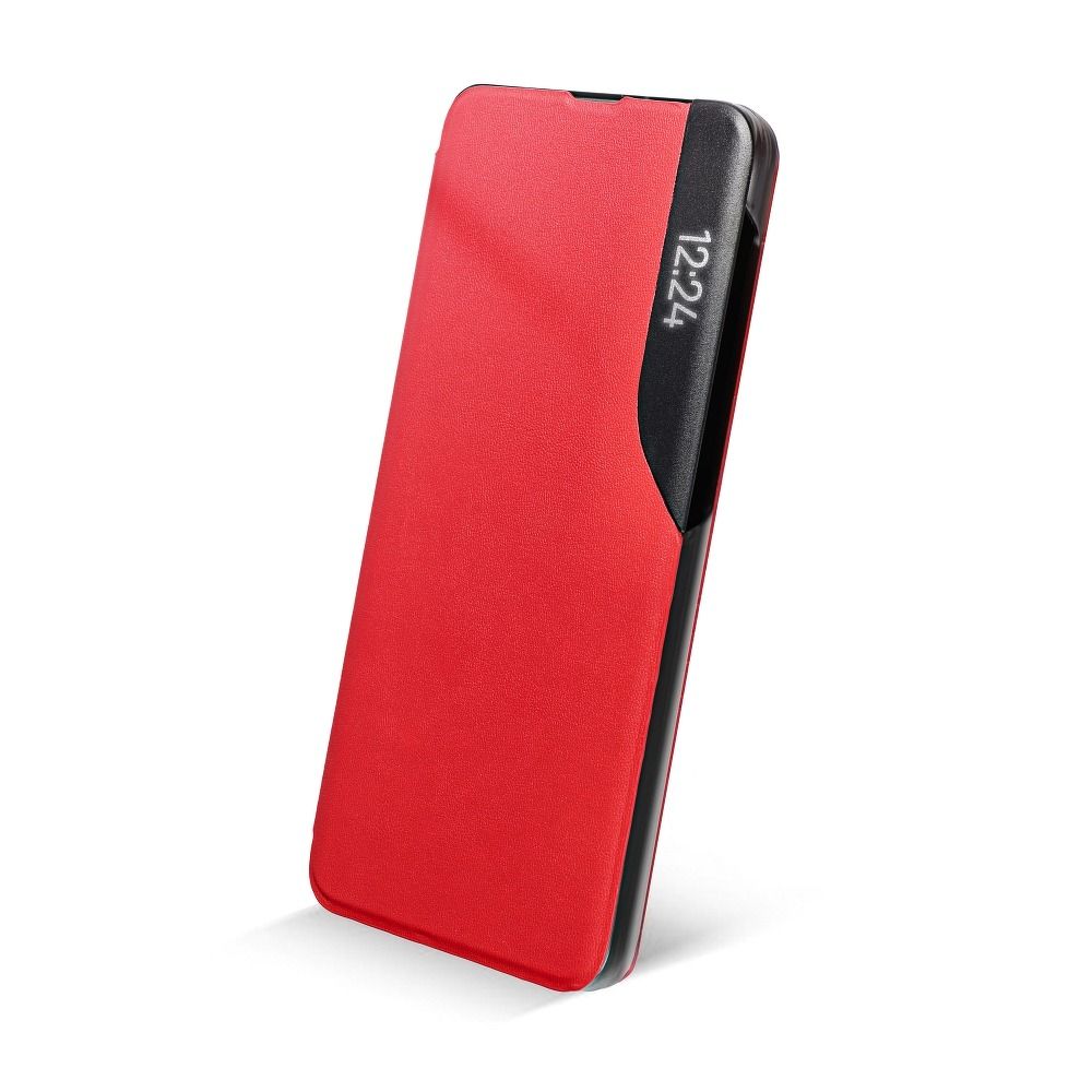 Aizsargvāciņš Xiaomi Redmi 9C – SMART VIEW MAGNET, sarkans