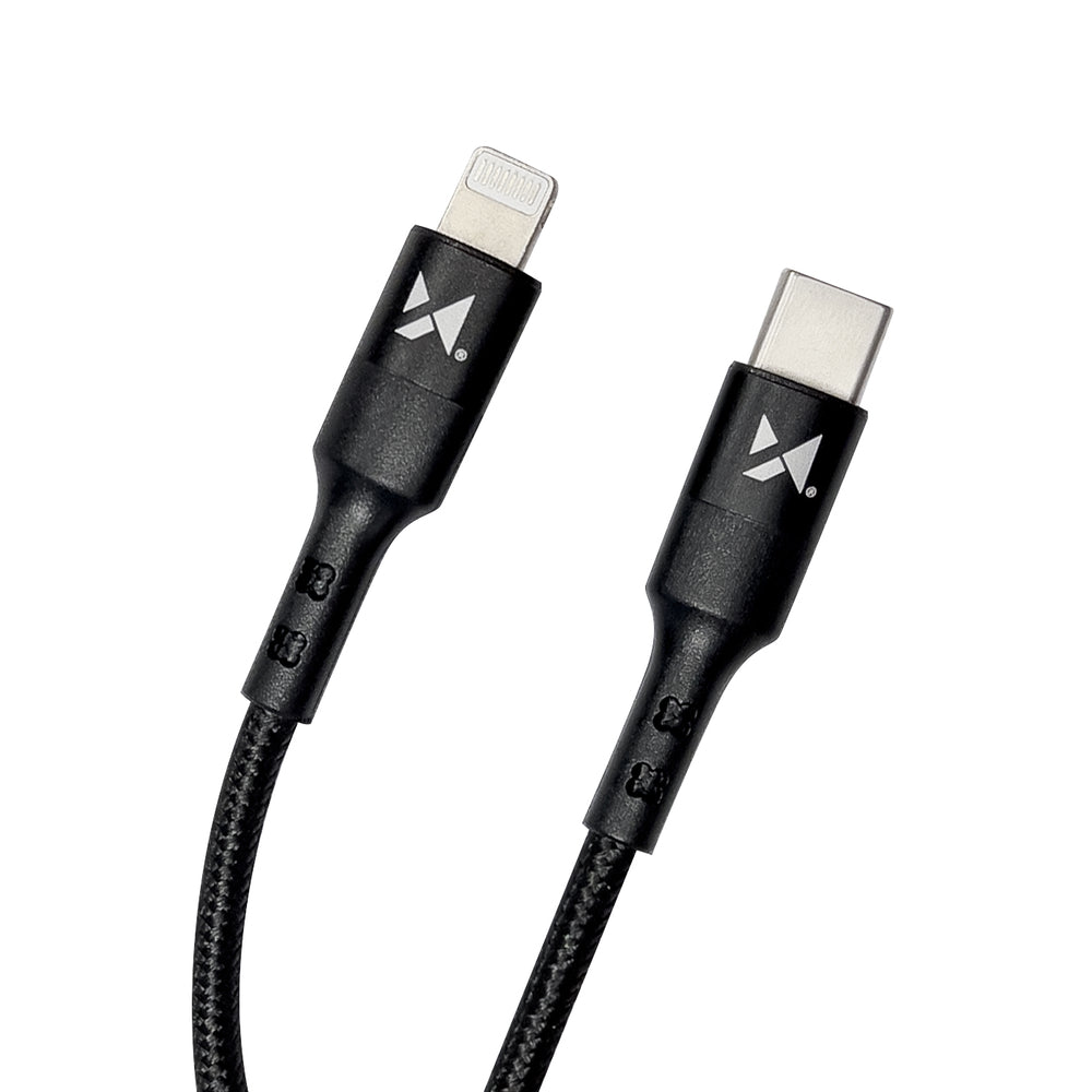 Wozinsky WUC-PD-CL1B USB-C–Lightning kabelis, 18W, 1m, melns — 2