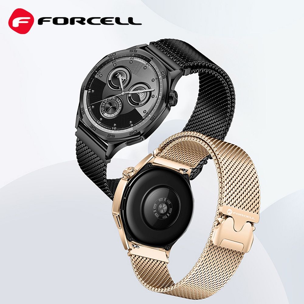 Forcell F-Design FS10 siksniņa Samsung Galaxy Watch 20 mm, zelta