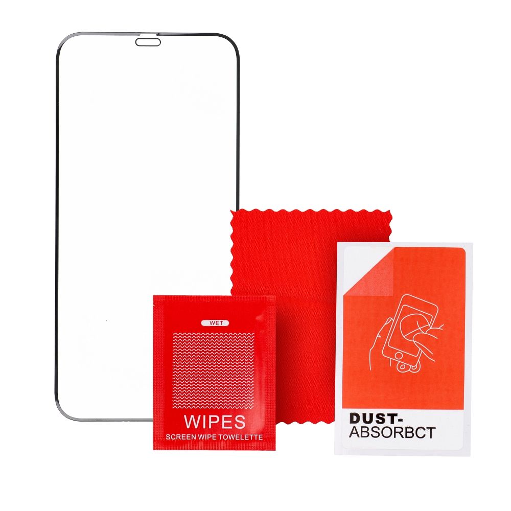Aizsargstikls Xiaomi Redmi 12 / Redmi 13 – 6D Pro Veason, melns — attēls 2