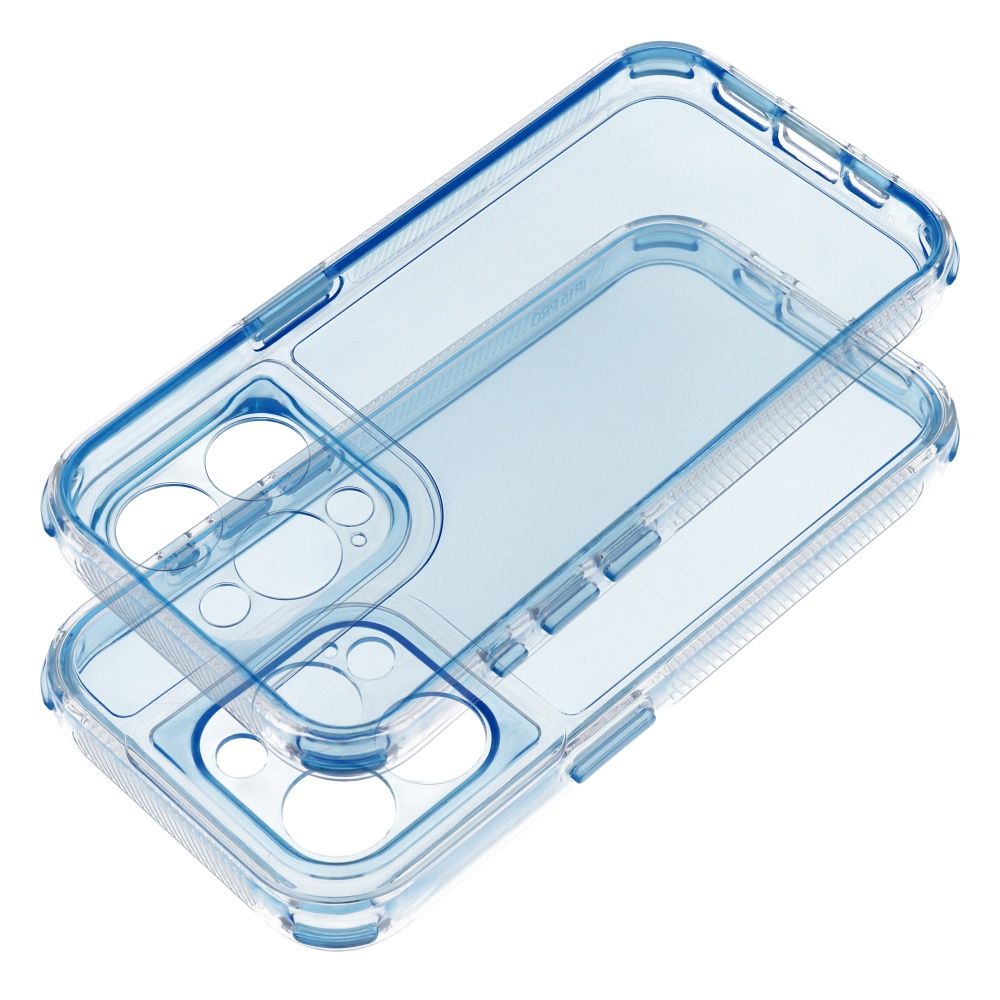 Aizsargvāciņš iPhone 16 – MATRIX CLEAR, zils — attēls 2
