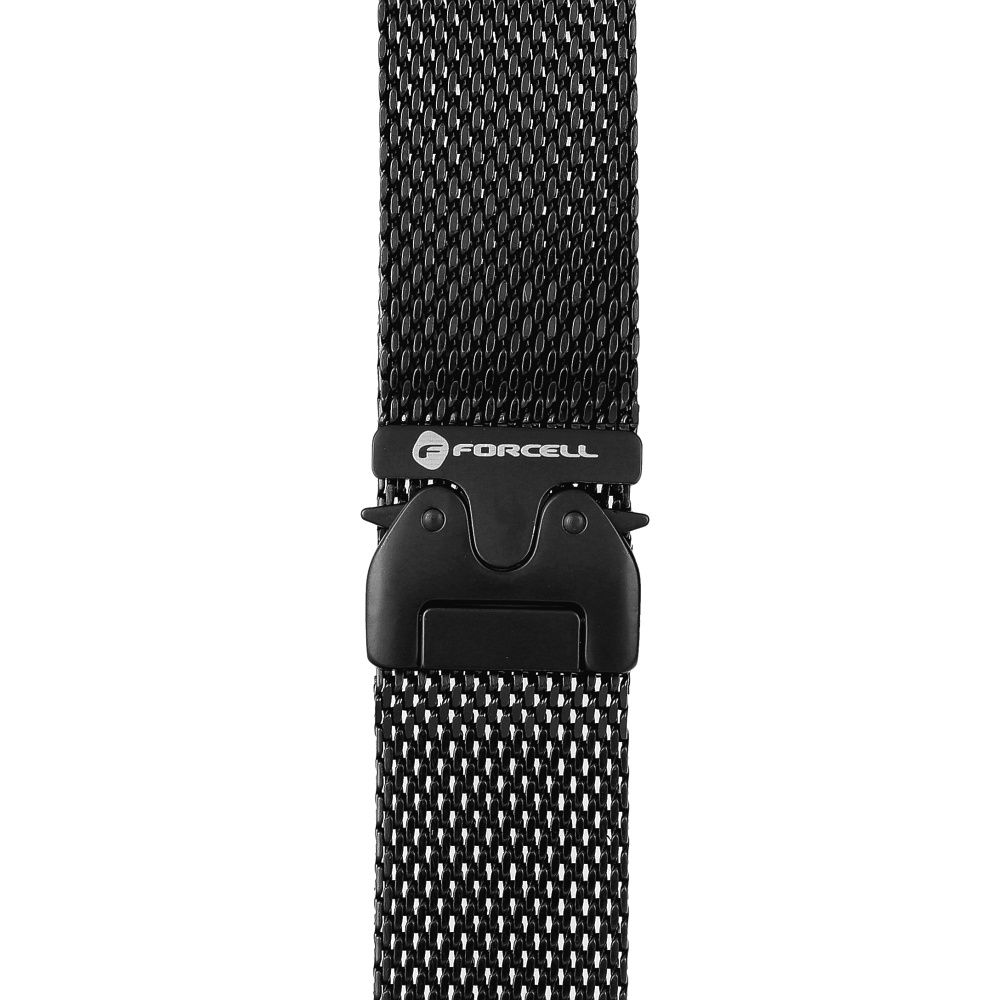 Forcell F-Design FA11 siksniņa Apple Watch 38 / 40 / 41 mm, melna