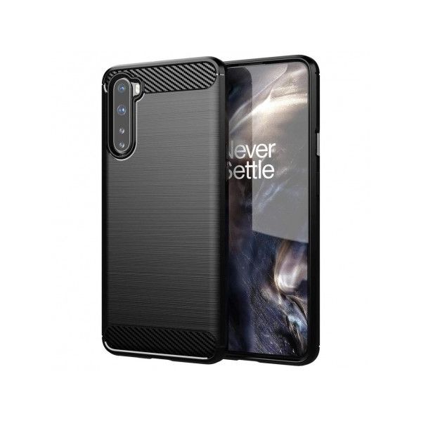 Carbon aizsargvāciņš OnePlus Nord, melns