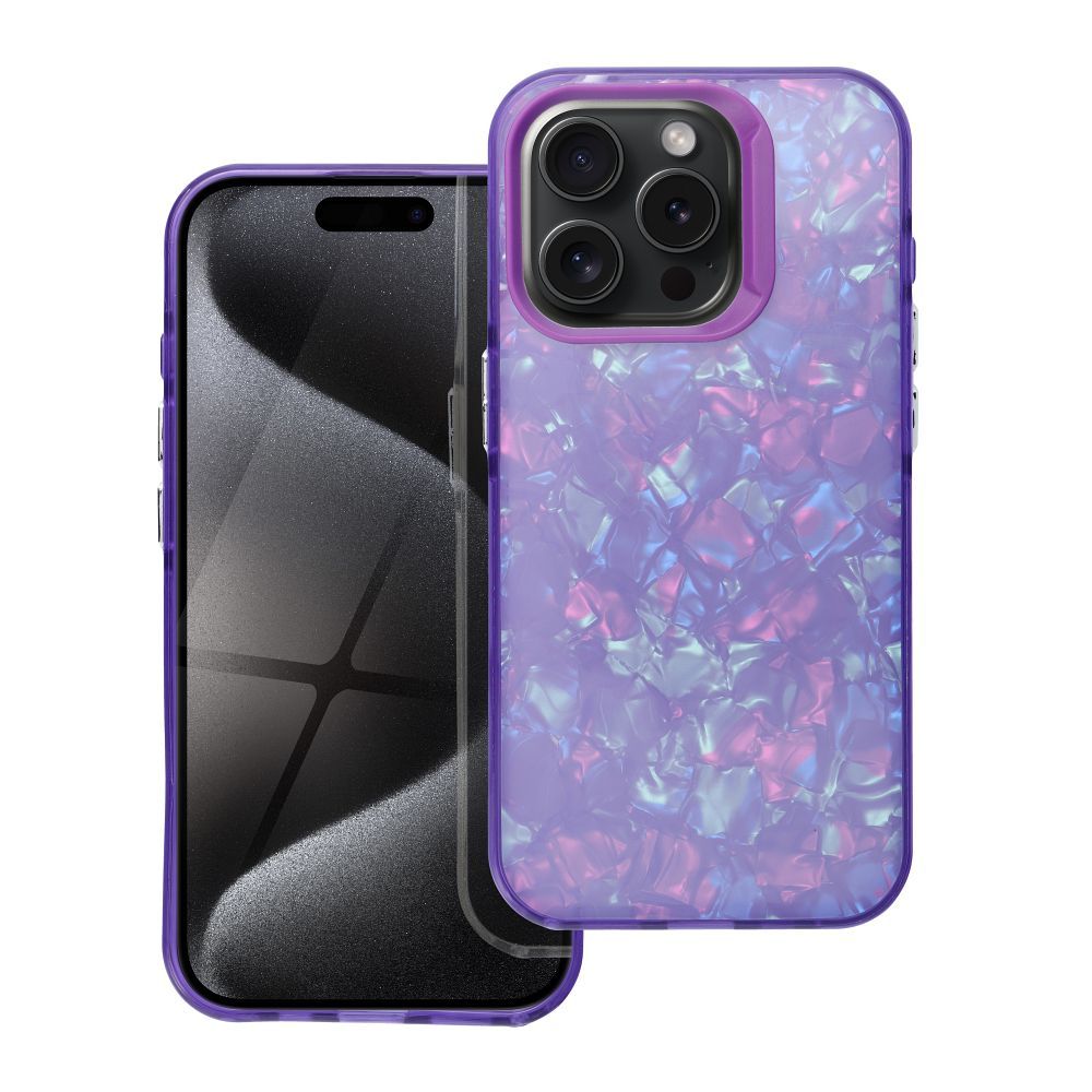 Aizsargvāciņš iPhone 16 PRO – TUTTI FRUTTI, violets
