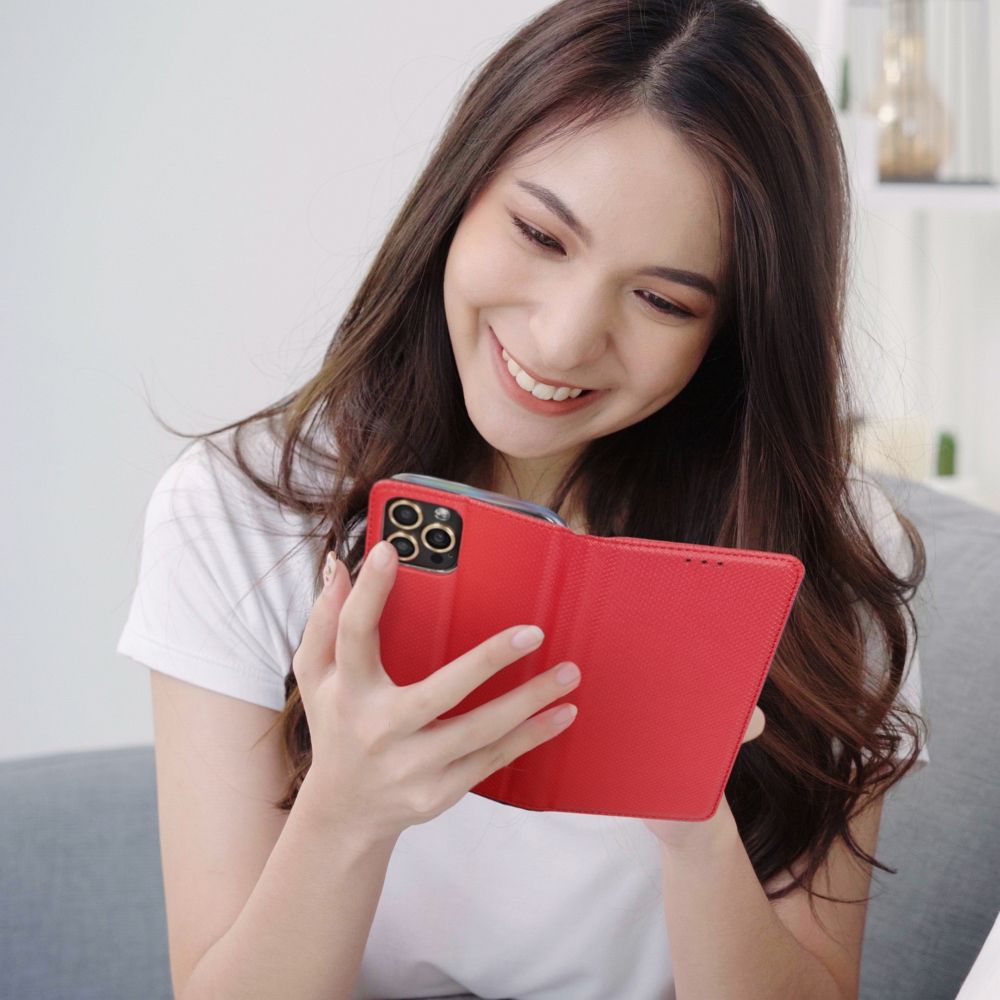 Aizsargvāciņš Xiaomi 14 ULTRA – SMART, sarkans — attēls 3