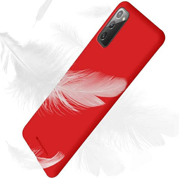 Mercury Soft Jelly aizsargvāciņš Samsung Galaxy A54 5G, sarkans