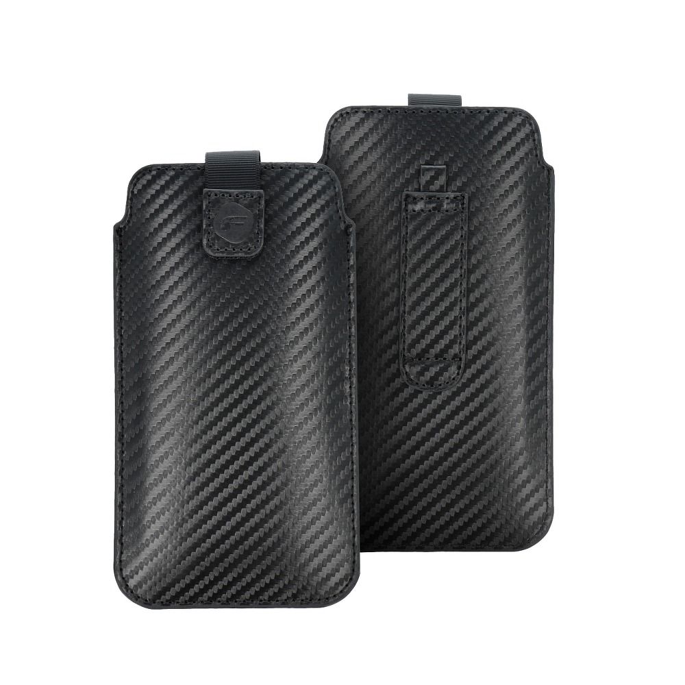 Aizsargvāciņš iPhone 13 PRO MAX / 12 PRO MAX / Samsung A52 5G / LTE ( 4G ) / A20s / A71 / S21 Plus / Xiaomi Redmi Note 10 / 10s / REALME 8 – POCKET Carbon Universal - Size 12 — attēls 2
