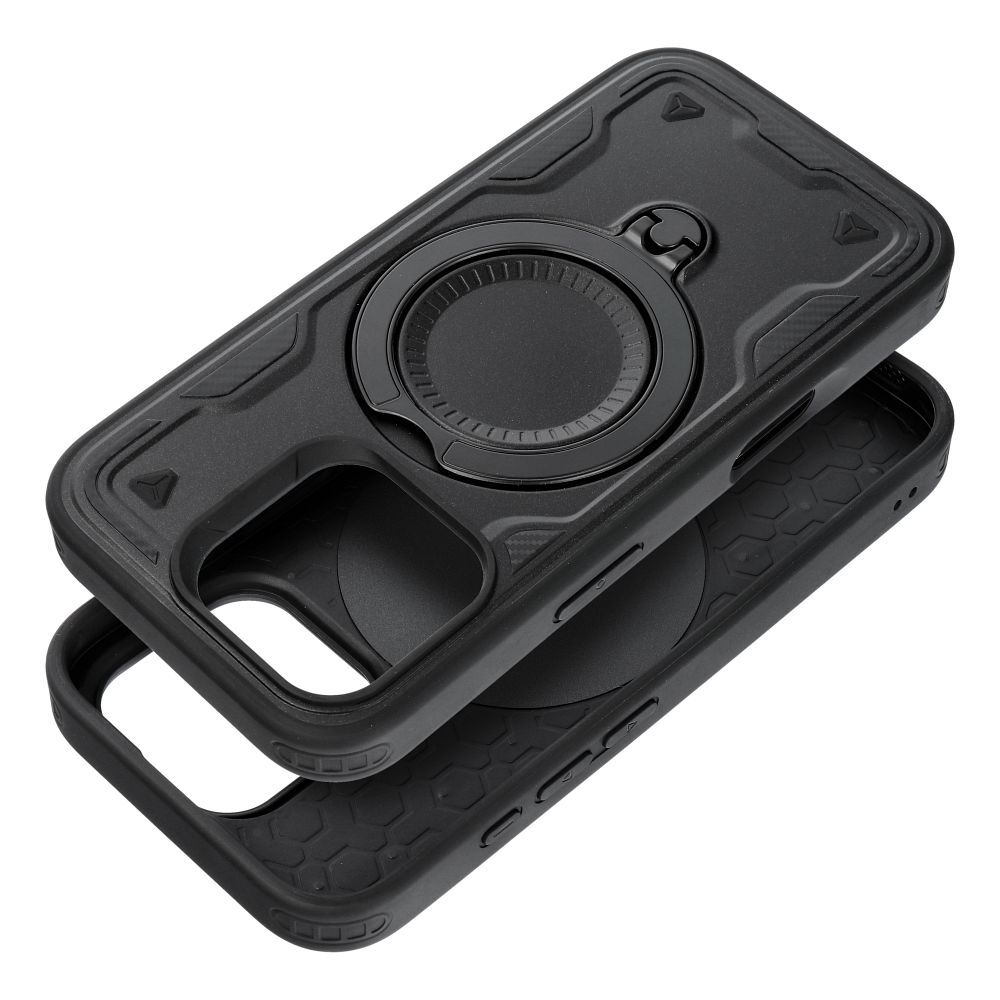 Frost Armor aizsargvāciņš iPhone 16e (SE 4 2025) / 17e, melns