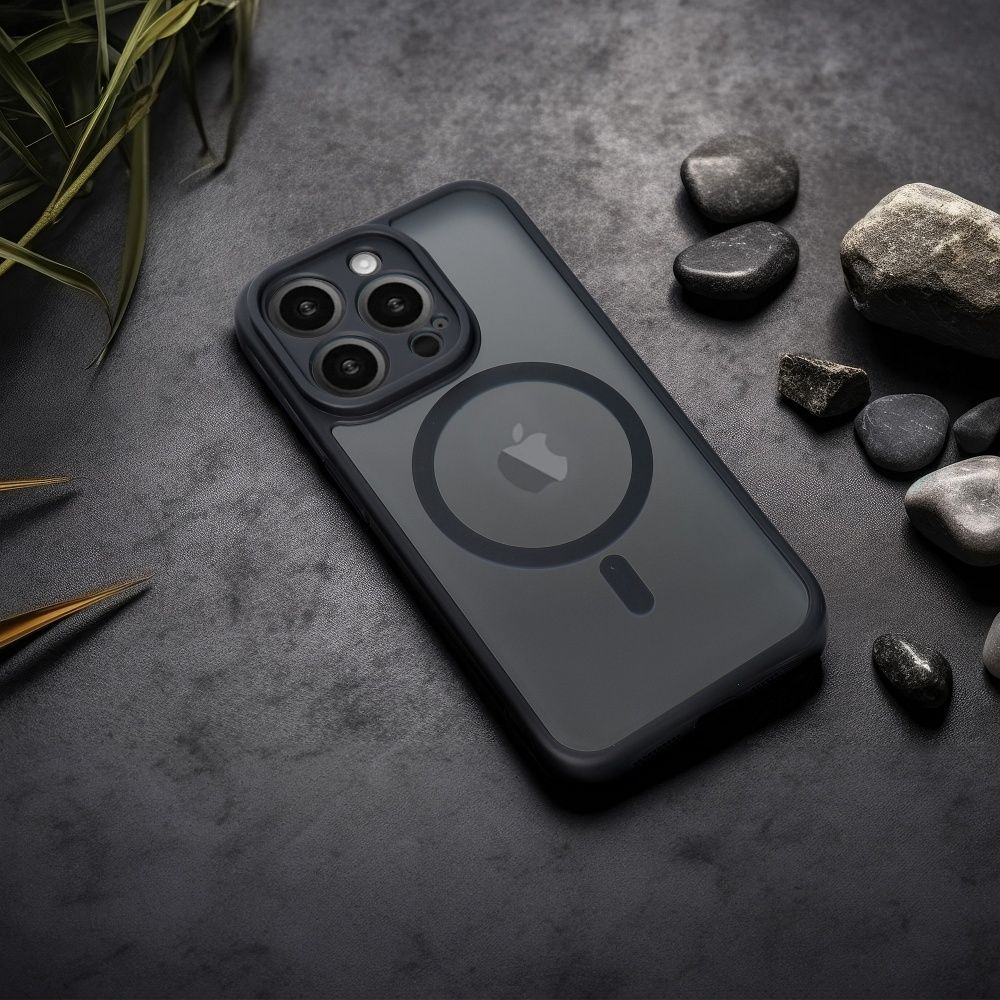 Full Matte Mag Cover aizsargvāciņš Xiaomi Redmi Note 17 4G / 5G, melns