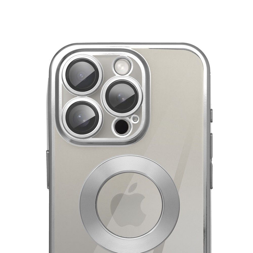 Aizsargvāciņš iPhone 16 Pro – GLAM, sudraba — attēls 3