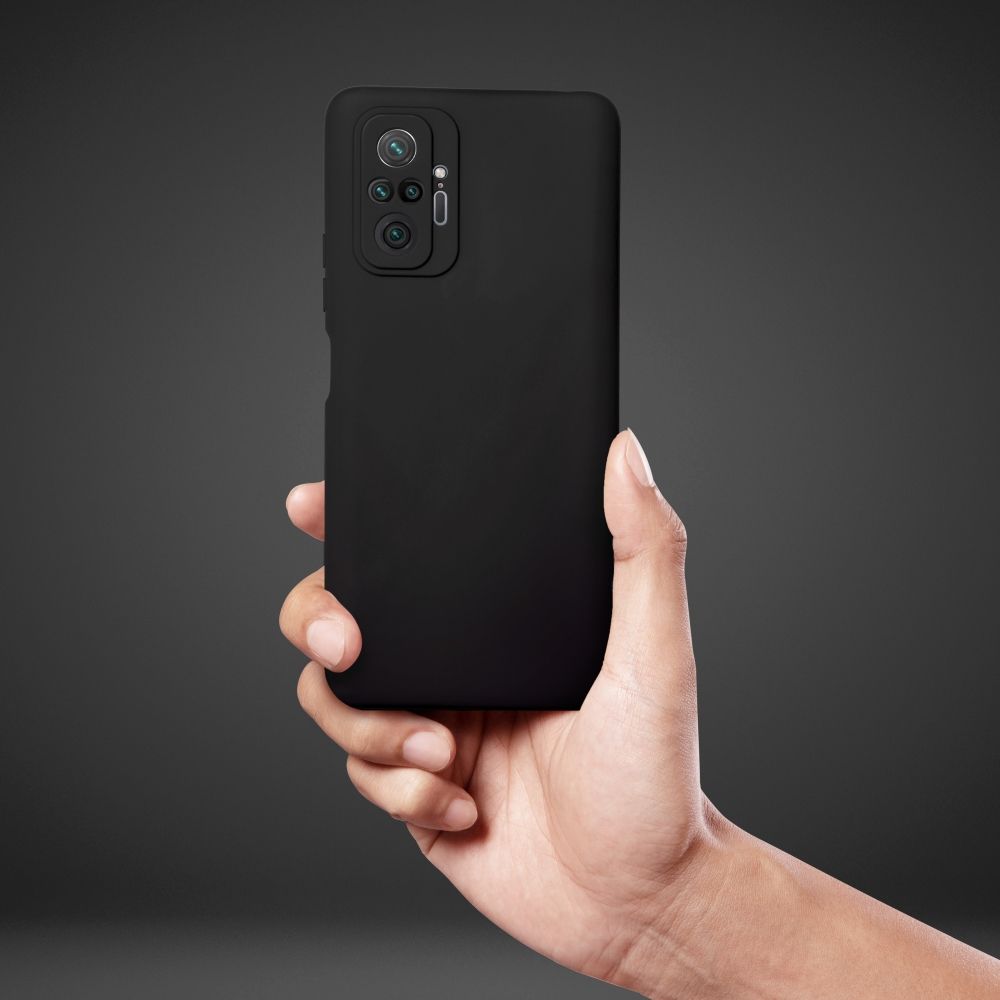 Aizsargvāciņš Xiaomi Redmi 9C – SOFT, melns — attēls 2