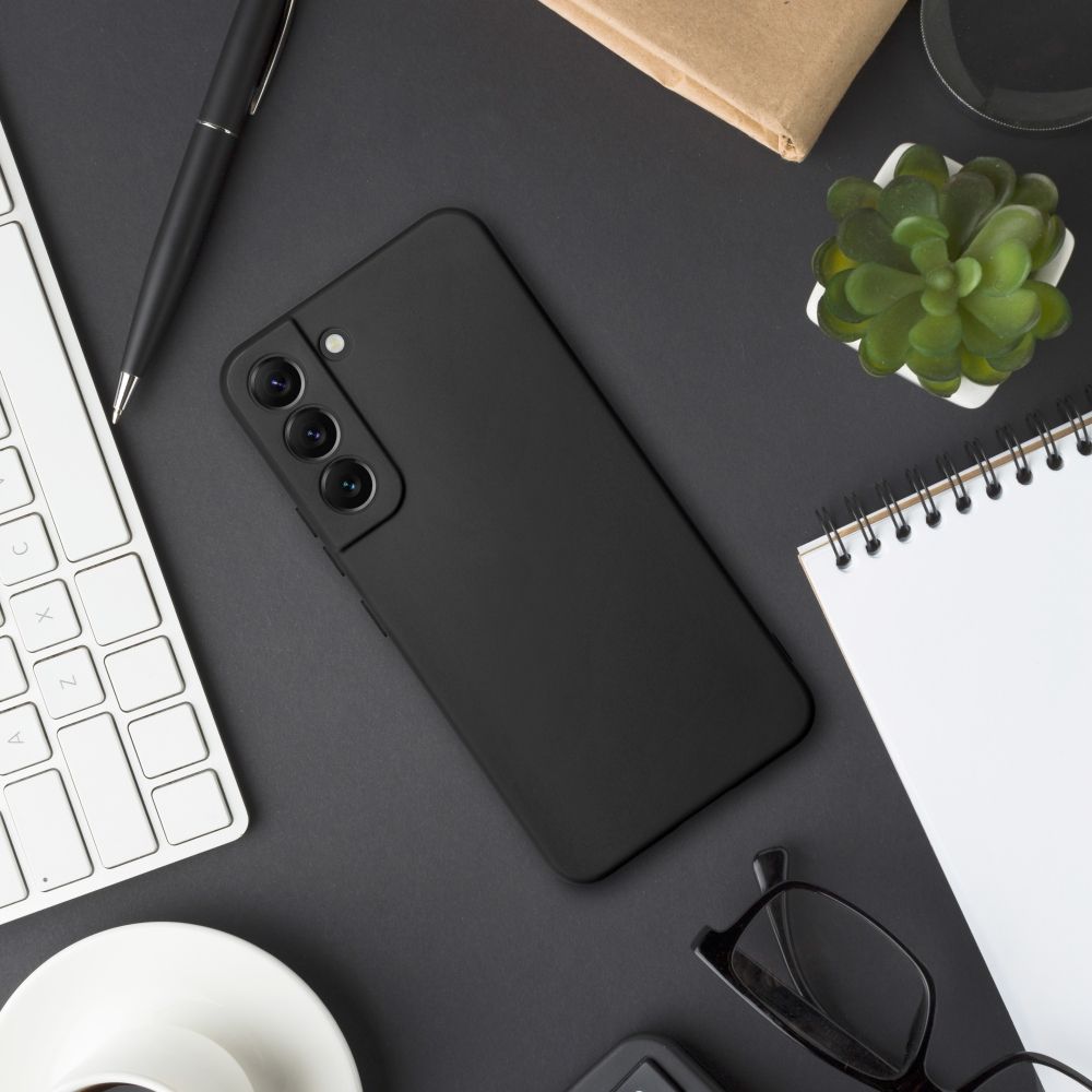 Aizsargvāciņš Samsung A55 5G – SOFT, melns — attēls 2