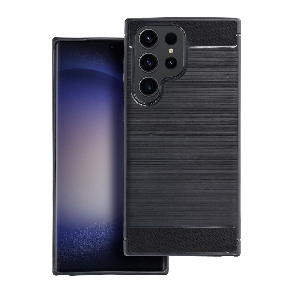 Aizsargvāciņš Samsung S21 Ultra – CARBON, melns — attēls 2