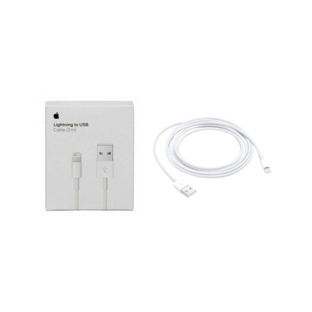 Apple Lightning to USB kabelis 2m balts EU MD819