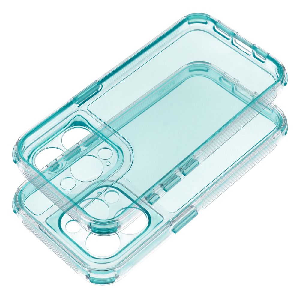 Aizsargvāciņš iPhone 16 Pro mint – MATRIX CLEAR — attēls 2